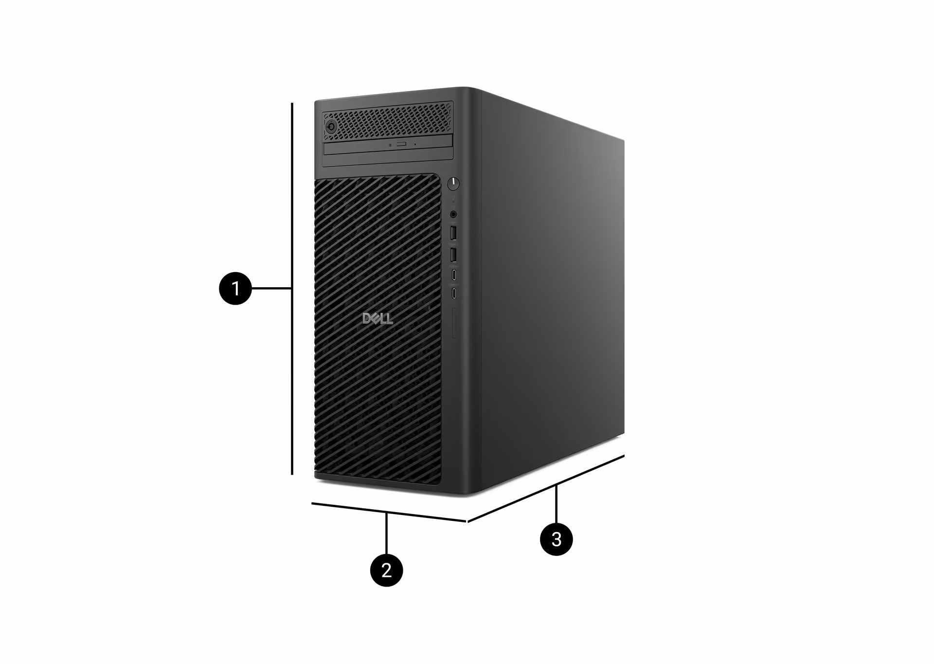 dell pro max tower dimensions and weight
