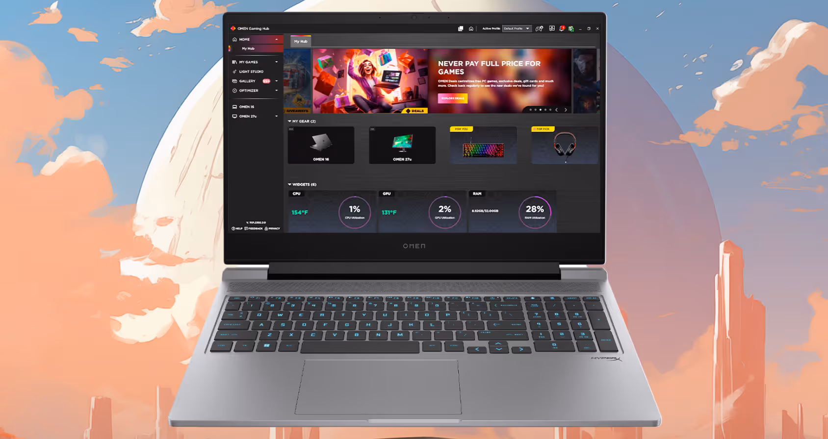 hp omen 16 gaming laptop connectivity in the workplace