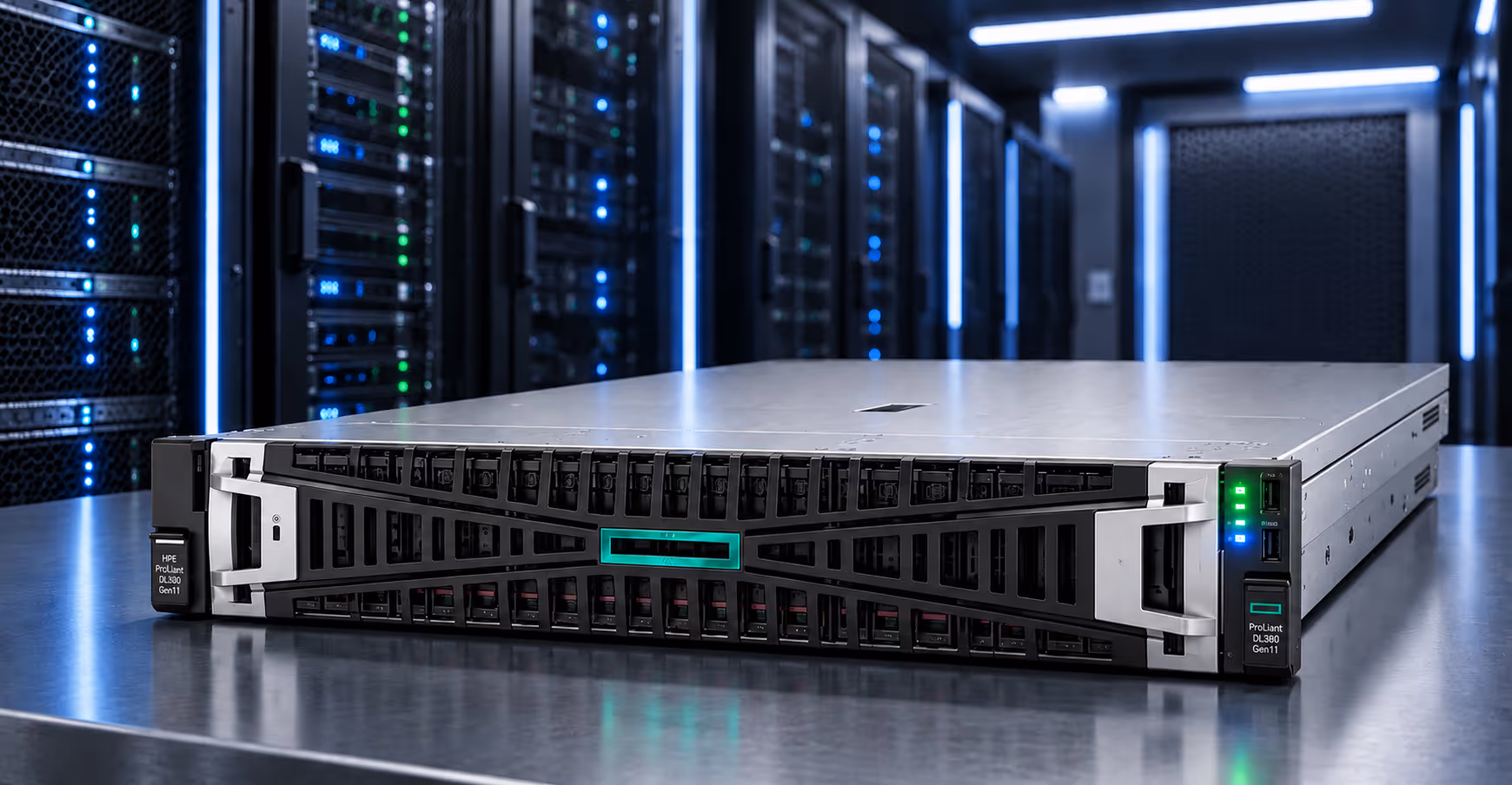 HPE ProLiant DL380 Gen11 12EDSFF chassis front view